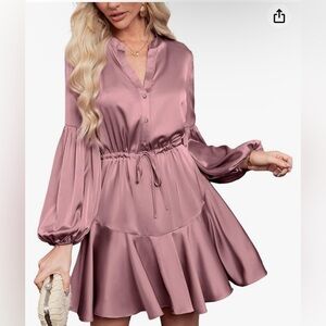 BerryGo Women’s Satin Dress